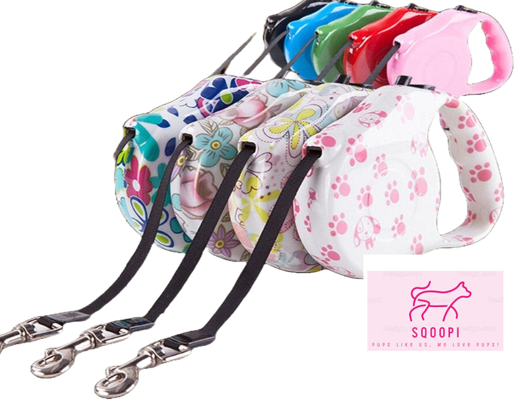 Automatic Retractable Dog Leash – Adjustable Walking Lead for Puppies & Dogs